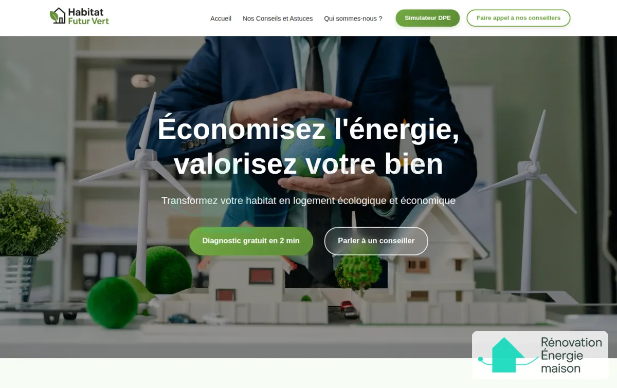 Capture : habitatfuturvert.fr | Économisez l'énergie, valorisez votre bien.